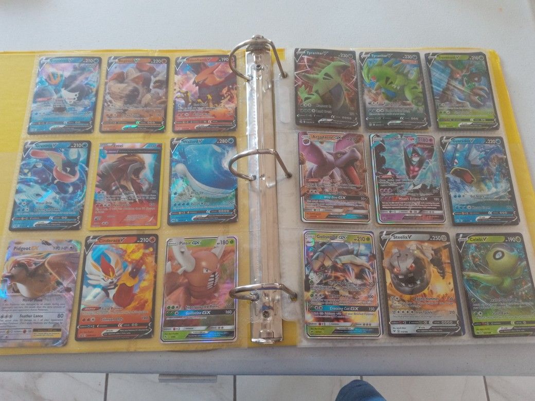 Pokemon Card Lot 18 Cards All Gxs Exs And Vs