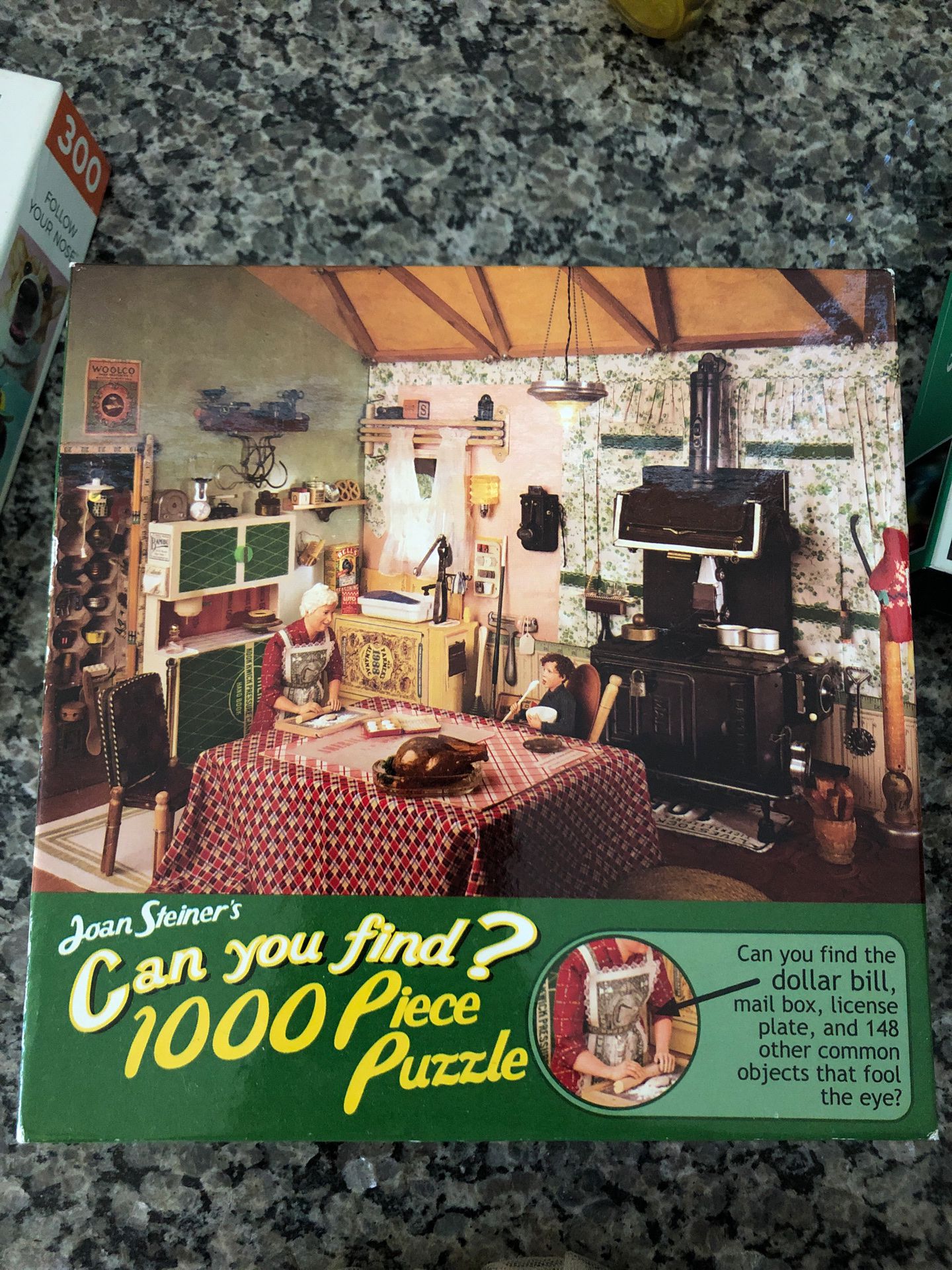 Can you find 1000 piece jigsaw puzzle Joan Steiner by Ceaco