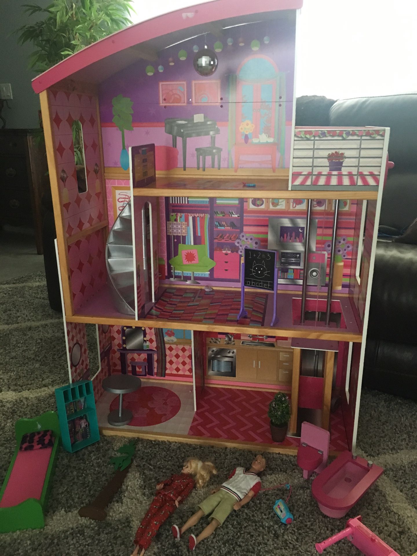 Kidkraft wooden modern dream glitter dollhouse new arrivals