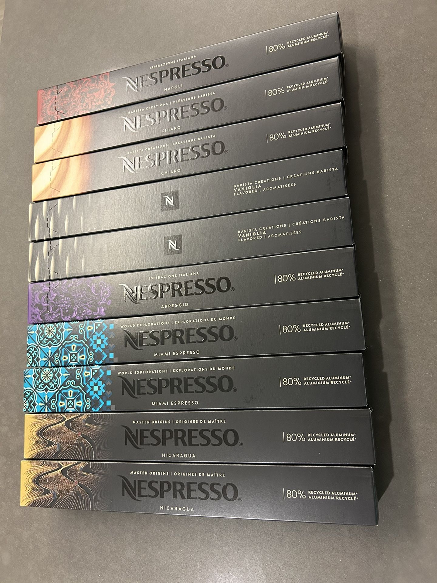 Coffee.  Nespresso Original Coffee Capsules 10 Sleeves .