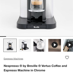 Coffee machine (Nespresso)