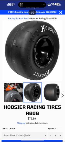 Hoosier Tire New