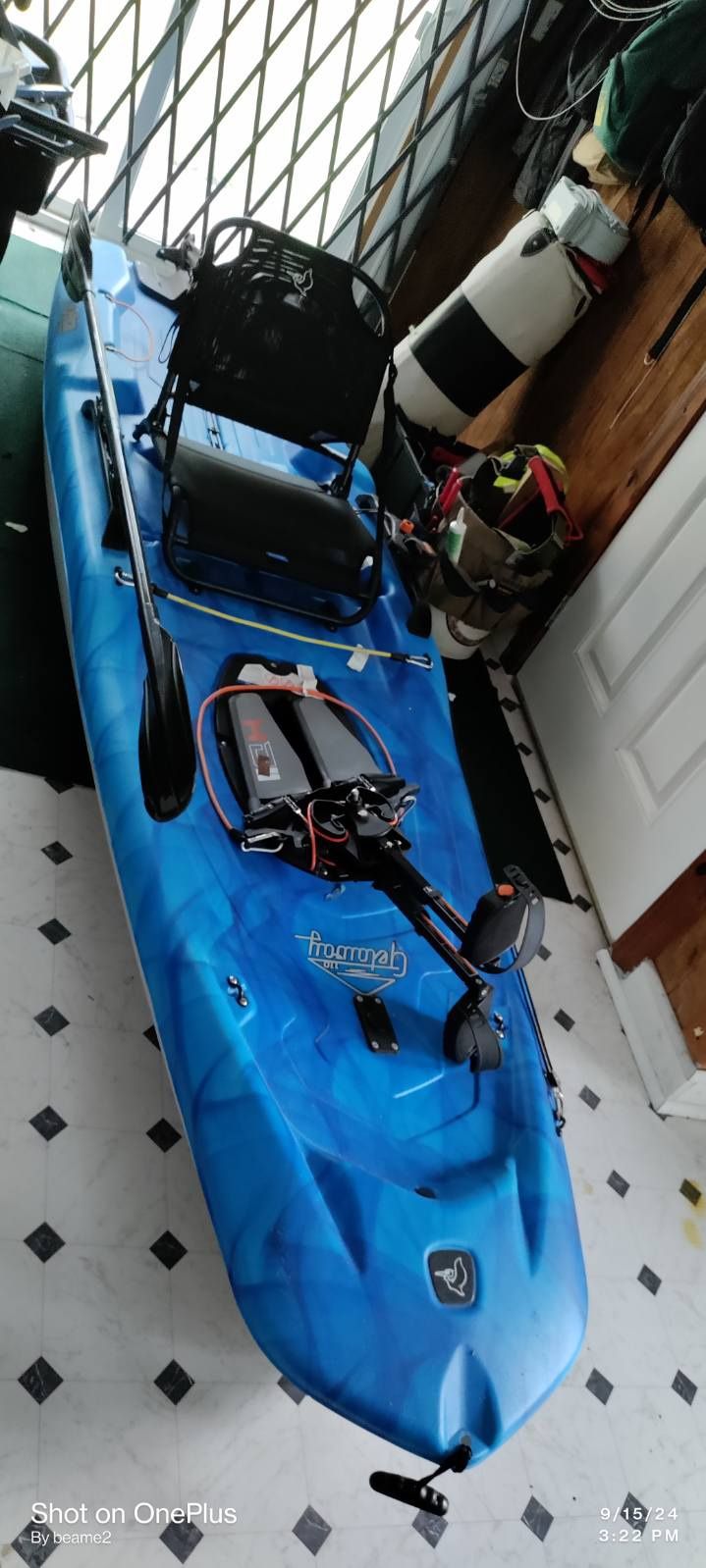 Blue Kayak