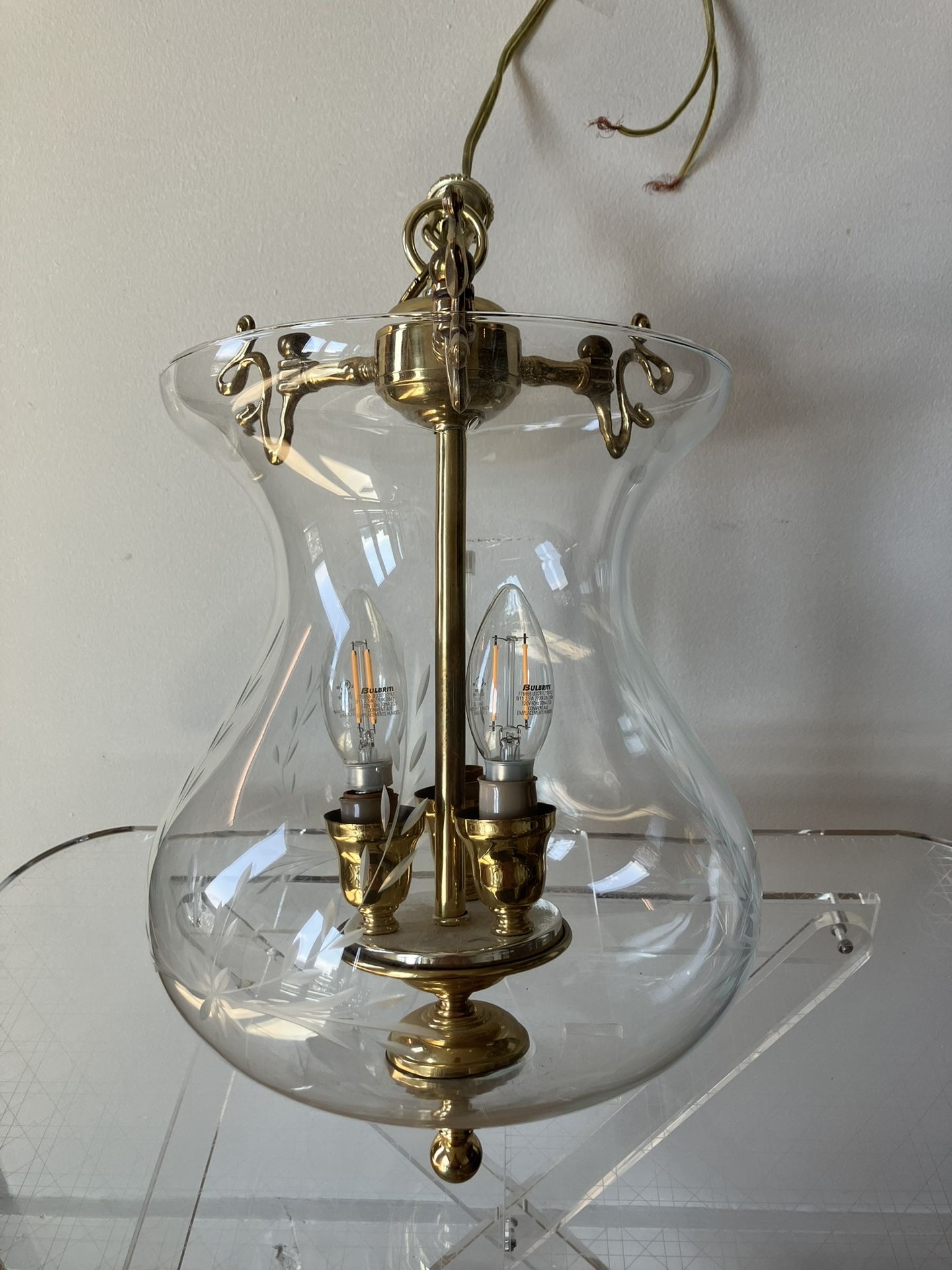 ALLITE  PAIR Of Hanging Light Fixtures Mint Ready To hang