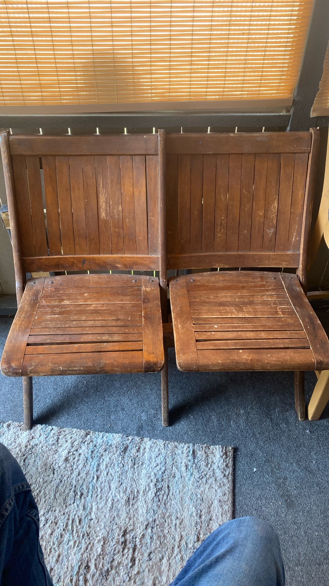 Folding stadium chair circa 1(contact info removed) very good condition