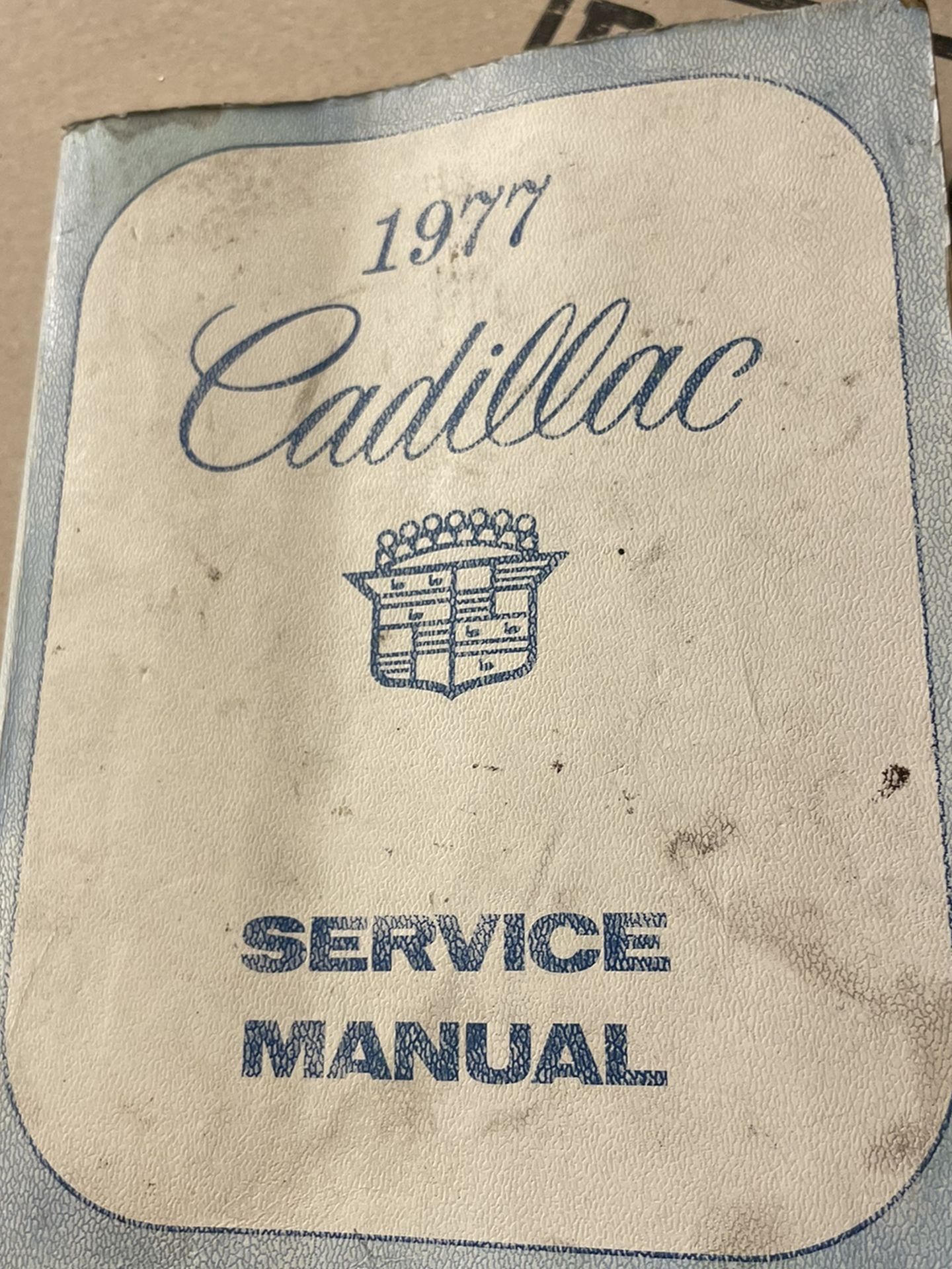 Cadillac 1977 Service Shop Manual Book