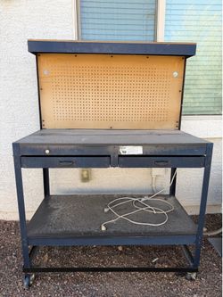 Utility Bench with Light - NEED GONE ASAP
