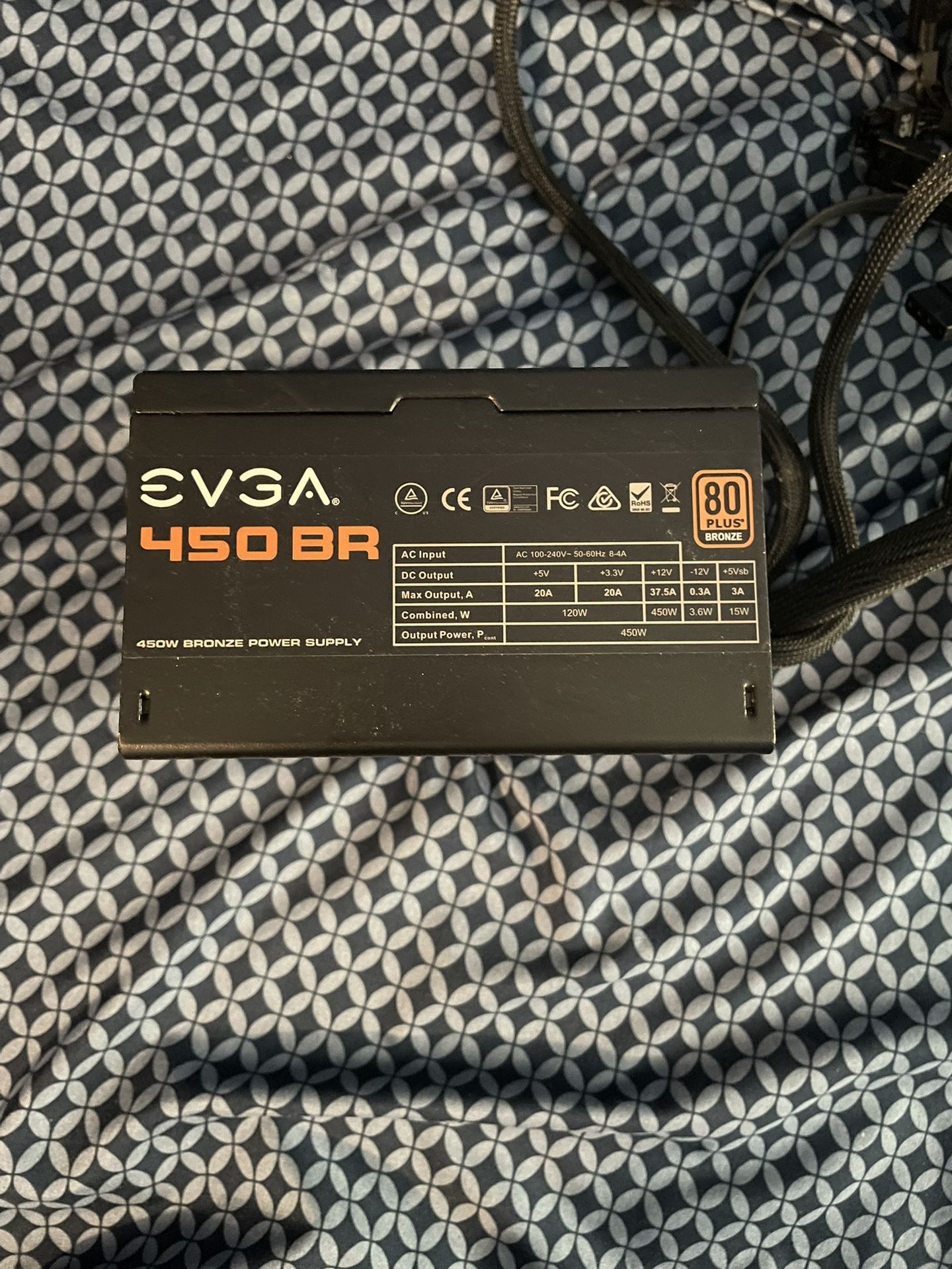 EVGA 450br 80+ Bronze power supply