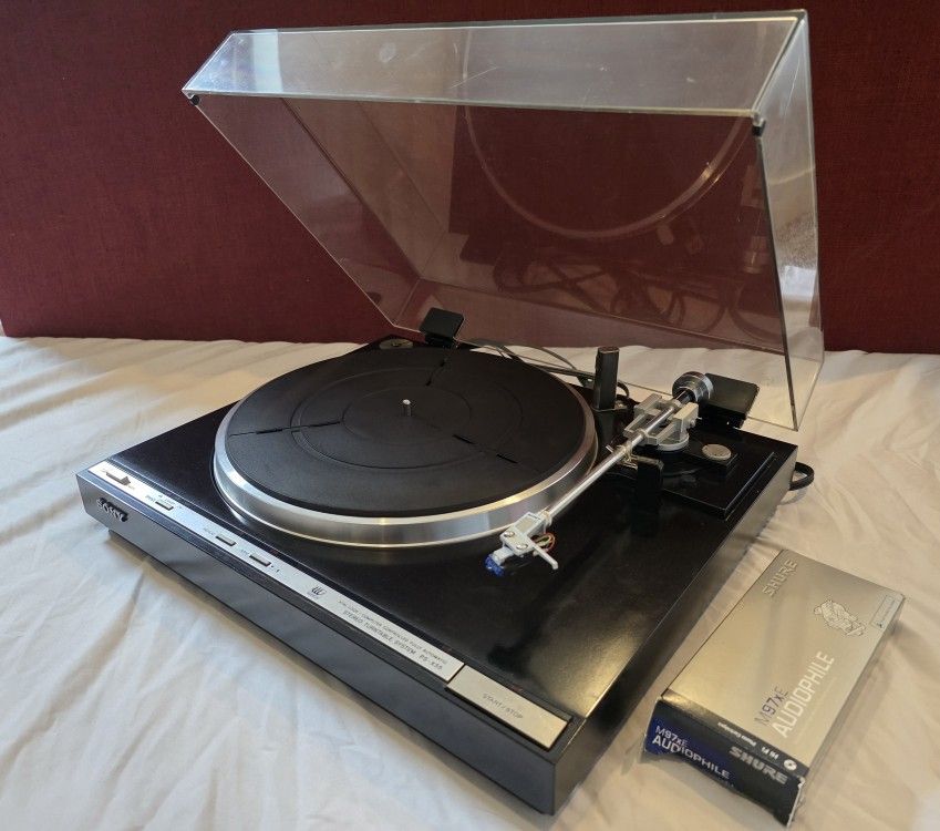 Vintage Sony PS-X55 Turntable with Audiophile M97xE Cartridge