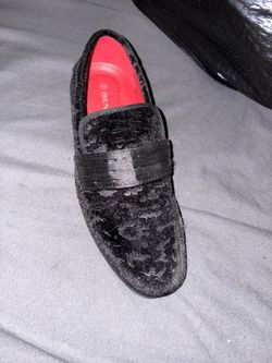 Boys velvet dress shoes