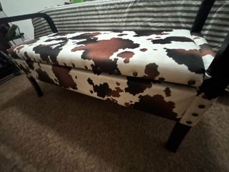 Rustic ottoman