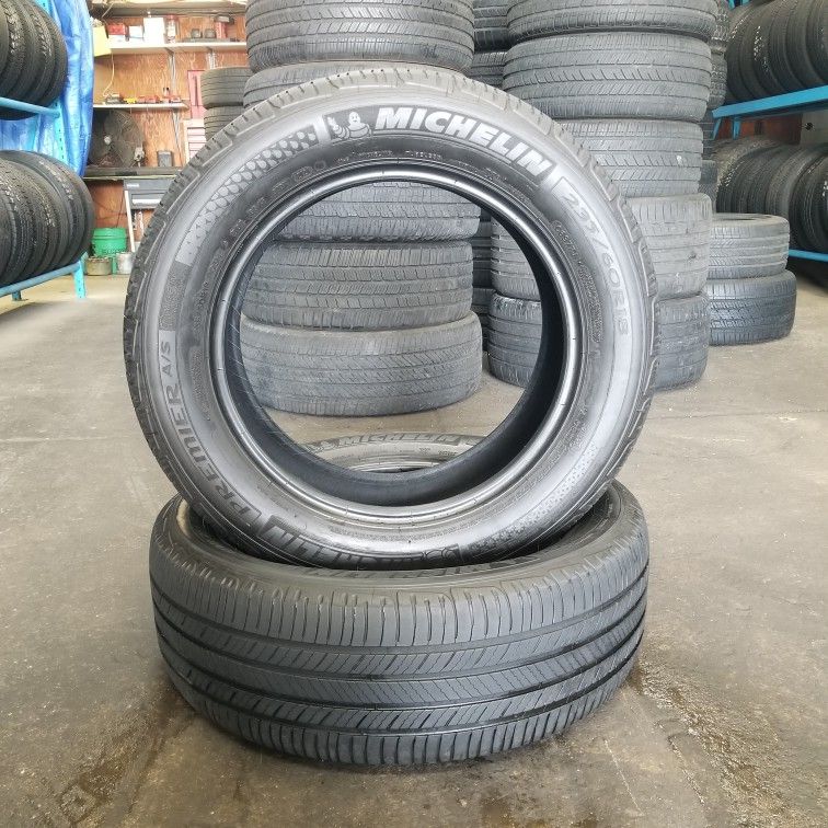 🔥 (2) 235 60 18 Michelin Premier All Season Tires 
