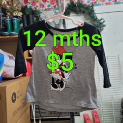 Minnie Mouse Shirt Great Cond 