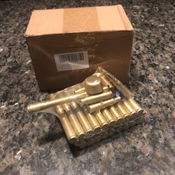 Metal Army Tank Made W/Shell Casings