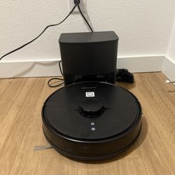 Robot Vacuum and Mop, Robot Vacuum Self Emptying with 5000Pa Suction, 3-in-1 LiDAR Navigation, Home Mapping, No-Go Zones, Up to 60 Days Hands Free Cle