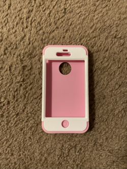 iPhone 5 Pink And White Phone Case