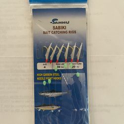 Sabiki fishing hook jig size 4