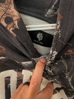 Darc Sport camo hoodie size large