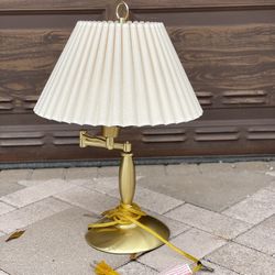 Vintage Brass Desk Lamp 
