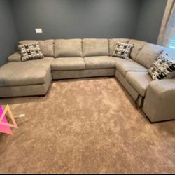 Ballinasloe Light U Shape Sectional Couch 👉 Color Options 👍 Fastest Delivery 🚚 