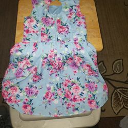 Girls Flower Dress Size 18.5 