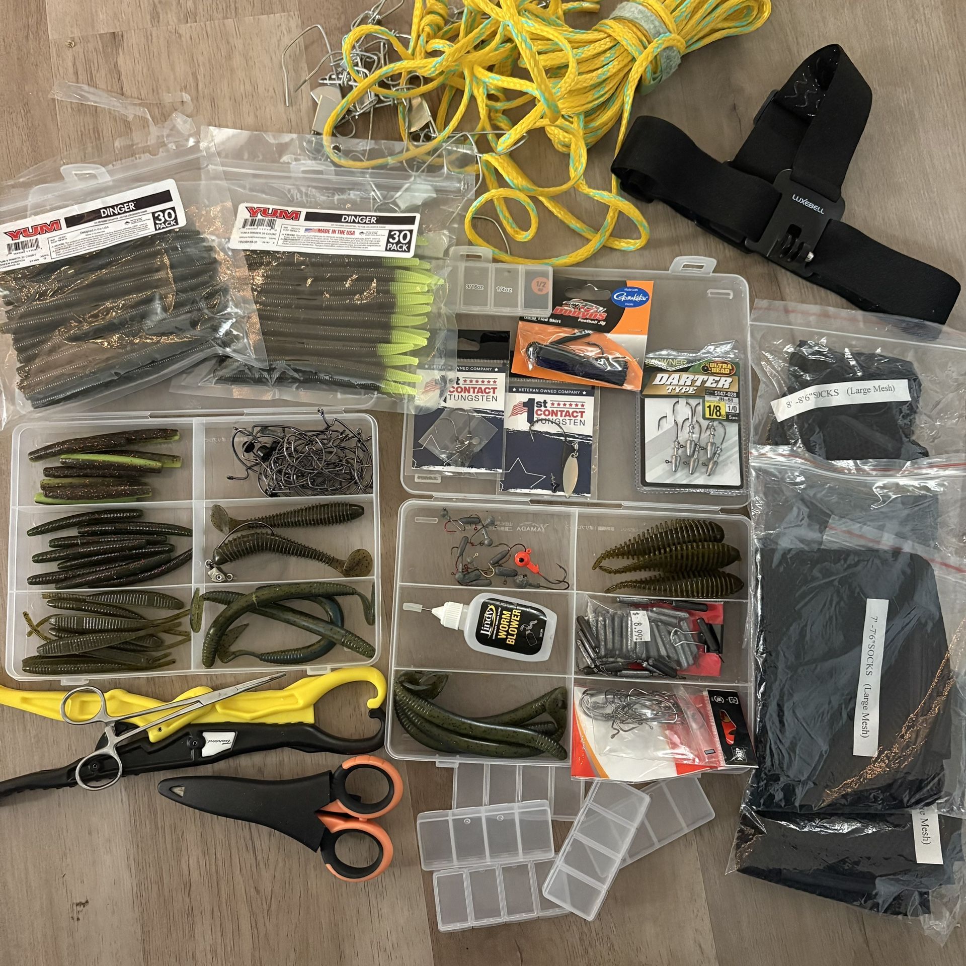 Misc Bass And Trout Fishing Tackle Plastics Gear - SELLING AS A SET