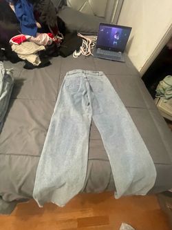 light blue jeans