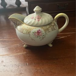 Vintage Handpainted,  Creamer, Container