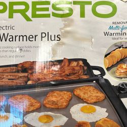 Presto Cool Touch Griddle/ Warmer