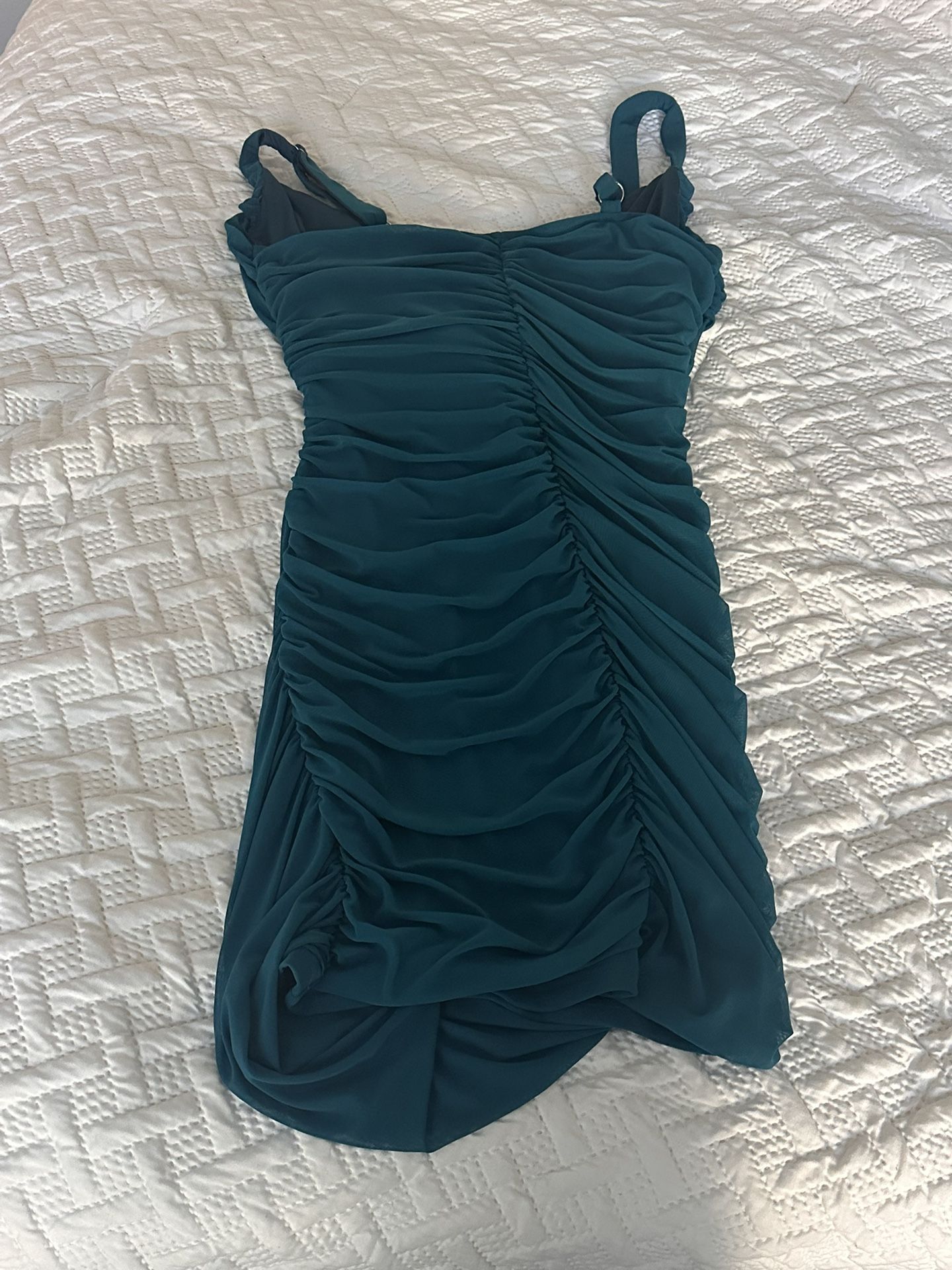 Ruched Mini Bodycon Dress