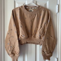 NWT-Madewell cropped sweatshirt size xxs