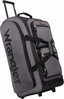 Wrangler 30" Rolling Duffel Bag – Charcoal (New)