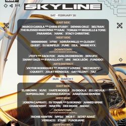 2x Ga Wristbands For SKYLINE