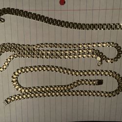 10k Gold Rolex Necklace Set