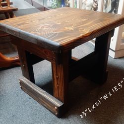 Rustic Wooden End Table / Rustic Side Table / Quality Furniture 