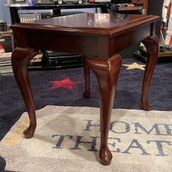 Queen Anne Style table Finished In Cherry