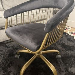 Black Vanity Chair