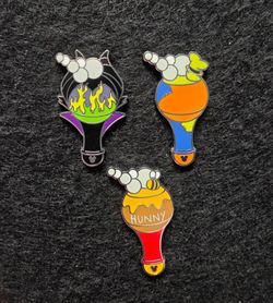 Bubble wand pins