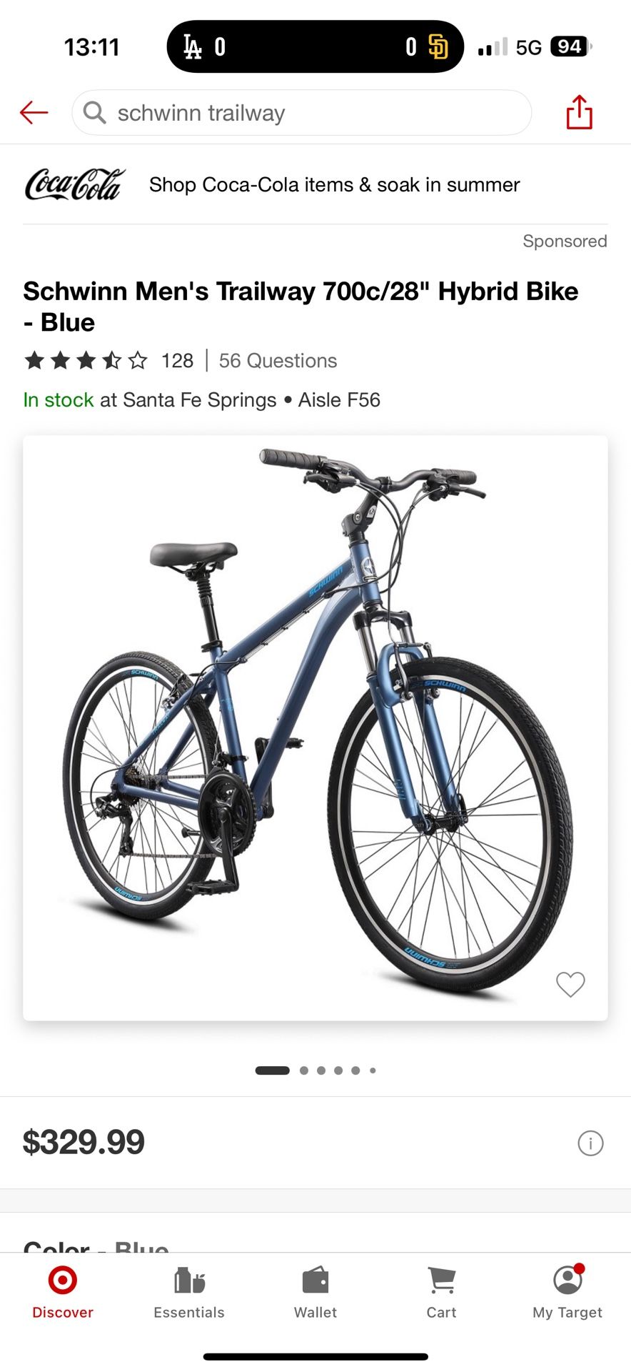 Men's Trailway by Schwinn BICYCLE Bike