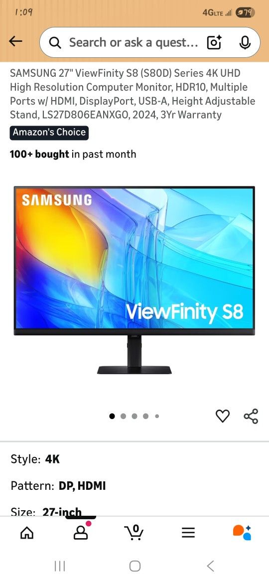 Samsung 27 Inch Monitor