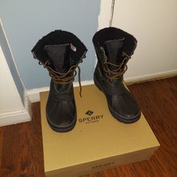 Snow Boot Black (Sperry) Size 12.