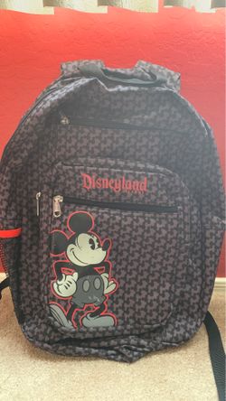 Mickey Mouse Black and grey patterned back pack
