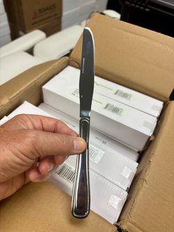 180 Winco Stainless Steel Dinner Knives Bulk Lot
