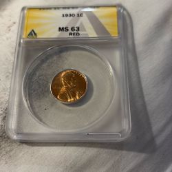 1930p MS 63 Red