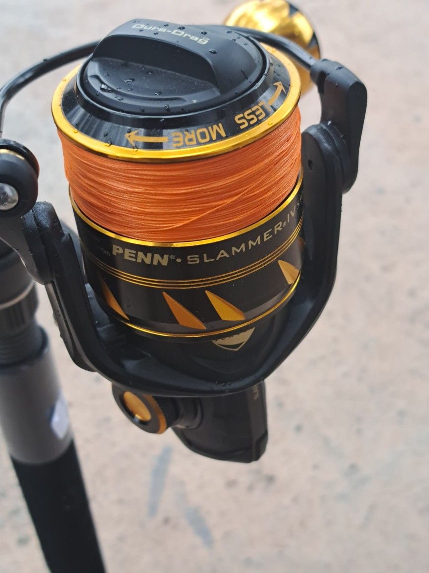 Slammer4 5500 Reel/New Braid/New Okuma Rod.
