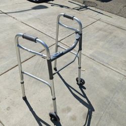 Guardian Fold Up Adjustable Height Lightweight Walker 50 Firm No Less 
