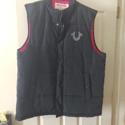 True Religion Vest  Men 3X New