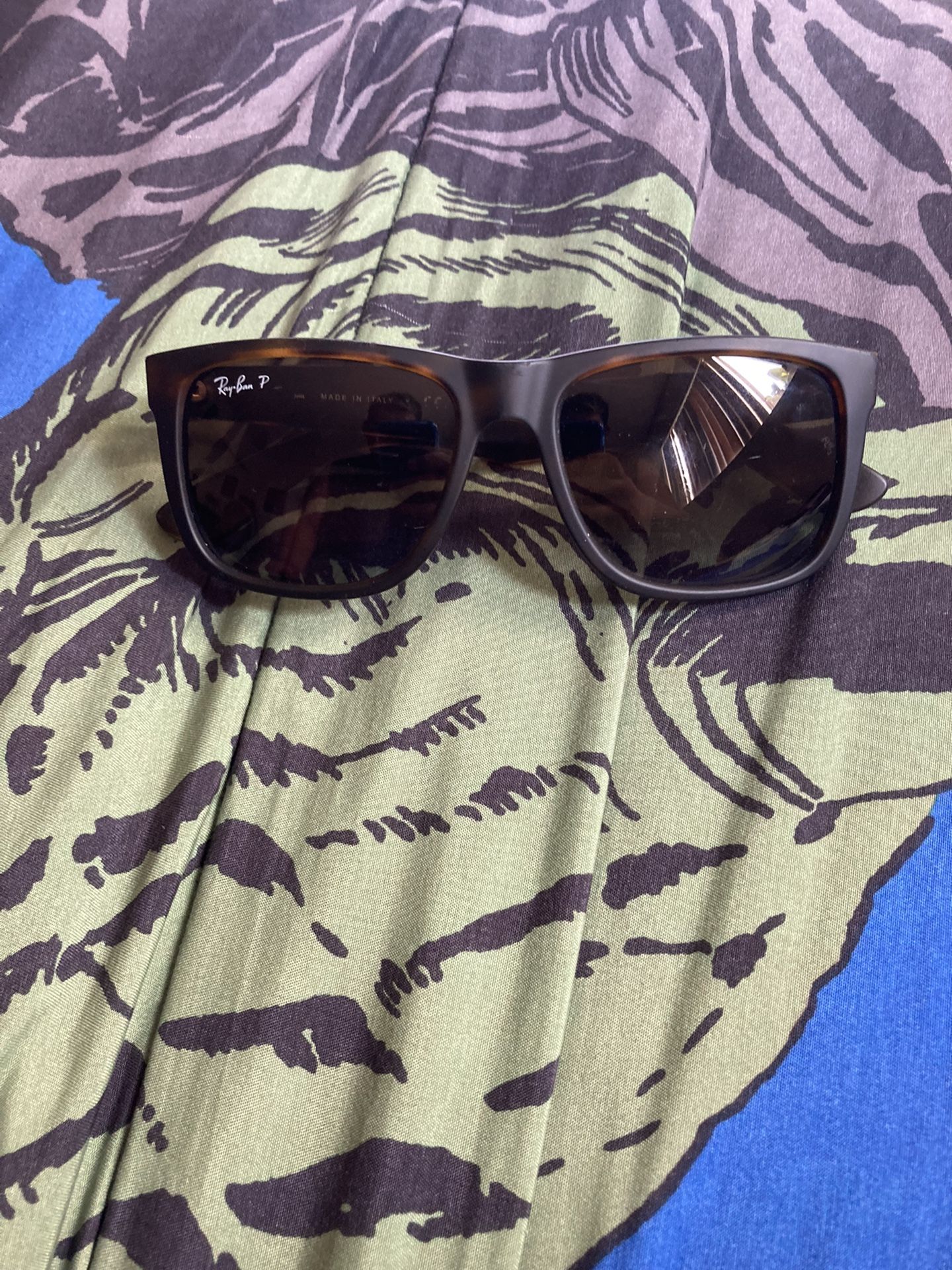 Brown Raybans Sunglasses