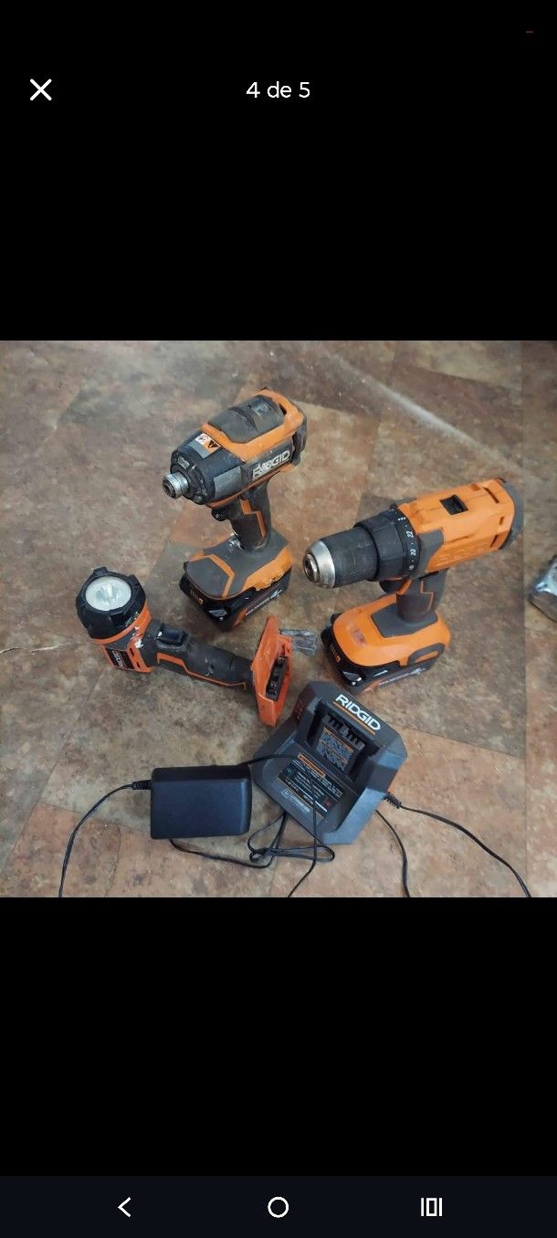 Ridgid Batería Charge