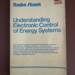 paperback: RADIO SHACK Understanding Electronic Control of Energy Systems Texas Instruments 1982